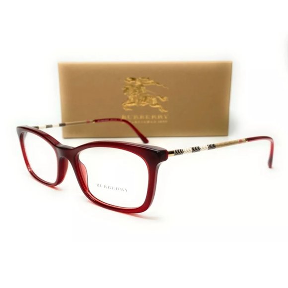 Burberry Women's Bordeaux Gradient Eyeglasses! - Picture 1 of 4